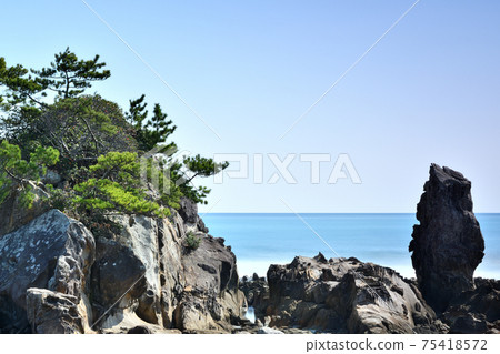 Pirika (Suzushima's strange rock) (Miwasaki, Shingu City, Wakayama Prefecture) Pirika (Suzushima's strange rock) (Miwasaki, Shingu City, Wakayama Prefecture) 75418572