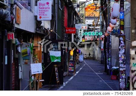 Retro bar street Nonbei Yokocho 75420269