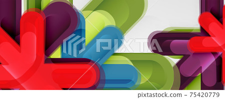 Abstract glossy crosses background for business or technology presentations, internet posters or web brochure covers 75420779