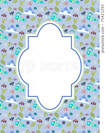 Tango no Sekku motif frame 75421293