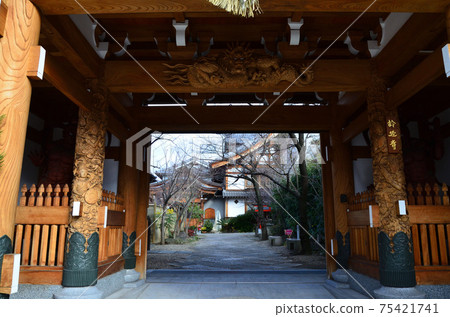 Reienji Temple Gate: Osaka Reienji Temple Gate: Osaka 75421741