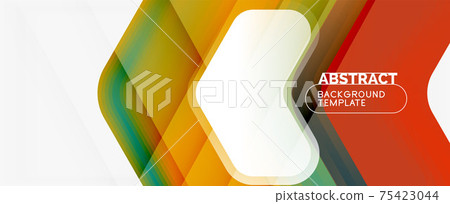 Vector 3d arrow geometric composition, abstract background for business or technology presentation, internet poster or web brochure cover, wallpaper Vector 3d arrow geometric composition, abstract background for business or technology presentation, internet poster or web brochure cover, wallpaper 75423044