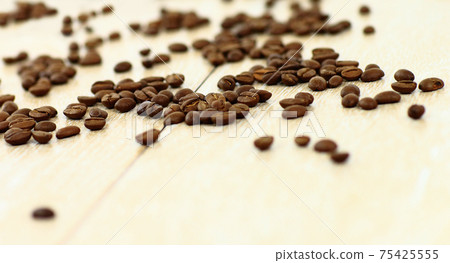 Natural grain of coffee. Natural grain of coffee. 75425555