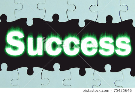 Abstraction with the inscription "Success" 75425646