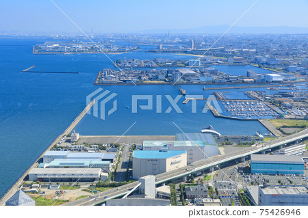 大阪泉佐野市_港口城市鳥瞰圖 75426946