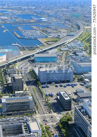 大阪泉佐野市_港口城市鳥瞰圖 75426947