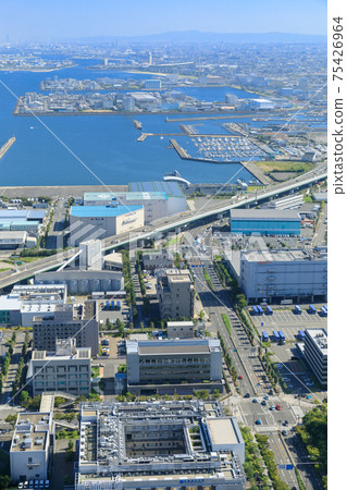 大阪泉佐野市_港口城市鳥瞰圖 75426964