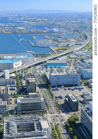 大阪泉佐野市_港口城市鳥瞰圖 75426965