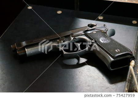 Beretta M92 automatic pistol from Guam live shooting range 75427959