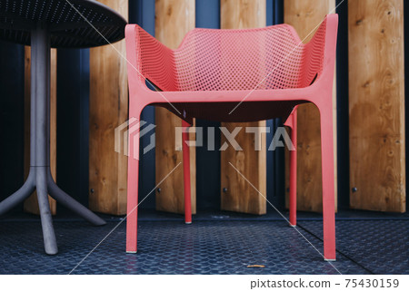 empty chair in the outdoor terrace empty chair in the outdoor terrace 75430159