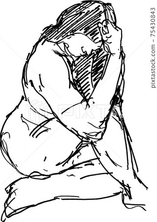 Female croquis Female croquis 75430843