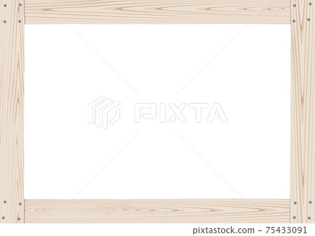 木框結合白木 75433091