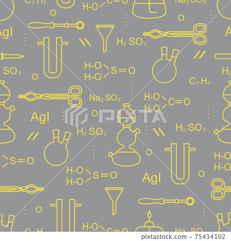 Scientific pattern. Chemistry, biology, medicine. - Stock Illustration ...