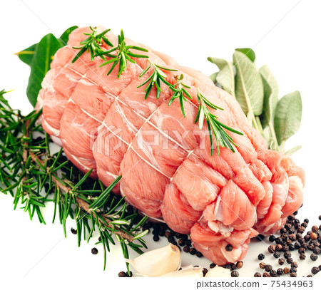 Fresh Roast of Veal. High Quality photo. Fresh Roast of Veal. High Quality photo. 75434963