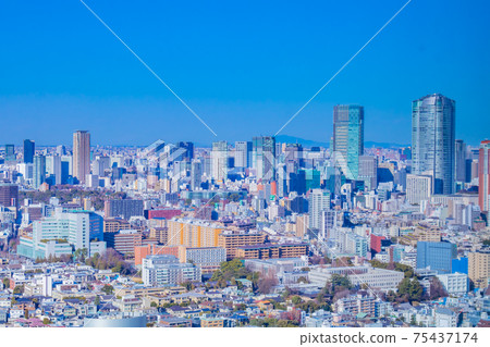 六本木赤坂方向的城市景觀 六本木赤坂方向的城市景觀 75437174
