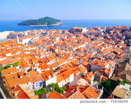 杜布羅夫尼克橙色屋頂 75438040