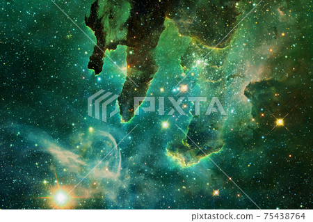 Outer space. Elements of this image furnished by NASA 75438764