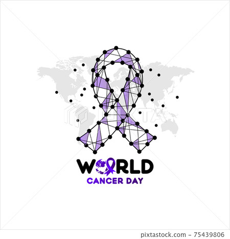 Particles geometric line art and dot cancer...-插圖素材 [75439806] - PIXTA圖庫