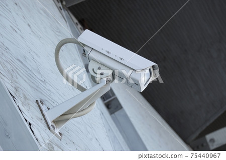 Security cameras installed outdoors Security cameras installed outdoors 75440967