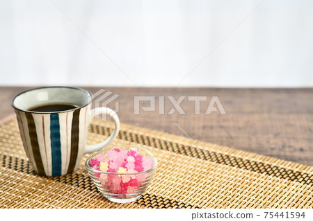 Image material of coffee cup Image material of coffee cup 75441594