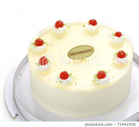 Nutritious and delicious cherry cake 75442956