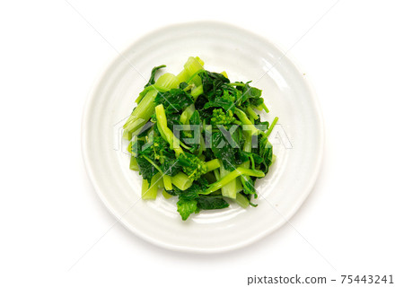 Soaked flower wasabi 75443241