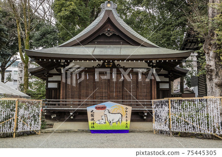 Okunitama Shrine Historical Building Tokyo Five Shrine Kaguraden 75445305
