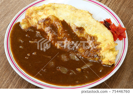 Omelet curry Omelet curry 75446760