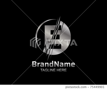 Letter E Metal Disc Icon Design. This logo is perfect for industrial factory, automotive, technology, website, digital, mechanic, wheel. Letter E Metal Disc Icon Design. This logo is perfect for industrial factory, automotive, technology, website, digital, mechanic, wheel. 75449901
