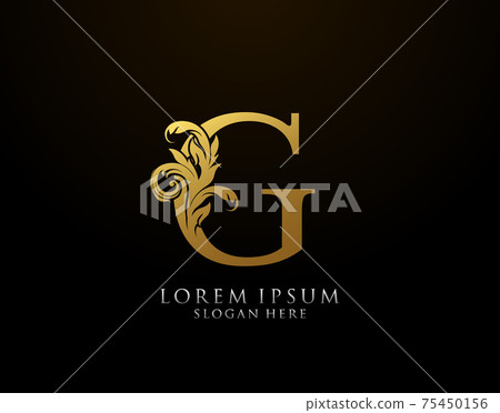 Classic G Letter Icon. Luxury Gold alphabet... - Stock Illustration ...