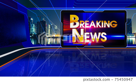 Virtual Studio Breaking News 75450947