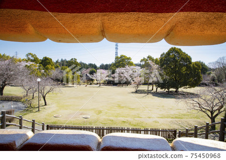 Hill Hitachi Fudoki, the garden seen from the best lion head in Japan 75450968