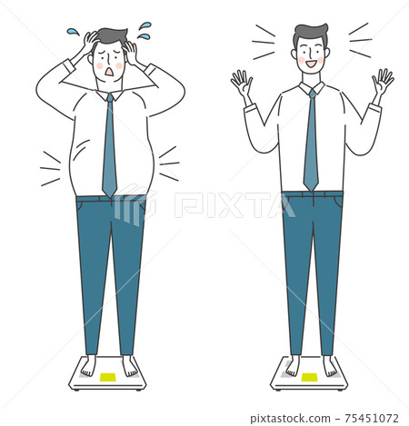 Male set of scale and tie Male set of scale and tie 75451072