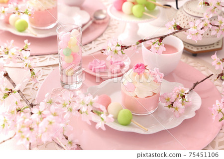 手工製作的櫻花糖,在家看櫻花,下午茶時間 手工製作的櫻花糖,在家看櫻花,下午茶時間 75451106