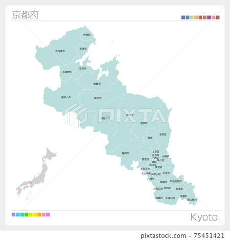 Kyoto map (Kyoto) 75451421