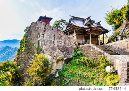 Yamagata Prefecture Risshaku Temple Kaizan-do and Nakkyo-do 75452544
