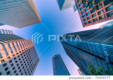 View of Tokyo cityscape of Japan, such as the business district of Otemachi (the upper right of the screen is Otemachi Building) View of Tokyo cityscape of Japan, such as the business district of Otemachi (the upper right of the screen is Otemachi Building) 75454777