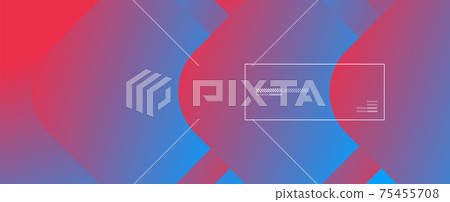 Square shapes composition geometric abstract background. 3D shadow effects and fluid gradients. Modern overlapping forms Square shapes composition geometric abstract background. 3D shadow effects and fluid gradients. Modern overlapping forms 75455708