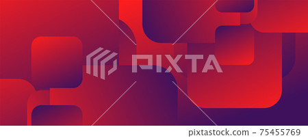 Square shapes composition geometric abstract background. 3D shadow effects and fluid gradients. Modern overlapping forms Square shapes composition geometric abstract background. 3D shadow effects and fluid gradients. Modern overlapping forms 75455769