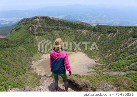 韓國山，登山，火山口湖，壯麗景色 75456821