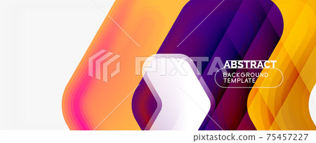 Vector 3d arrow geometric composition, abstract background for business or technology presentation, internet poster or web brochure cover, wallpaper Vector 3d arrow geometric composition, abstract background for business or technology presentation, internet poster or web brochure cover, wallpaper 75457227