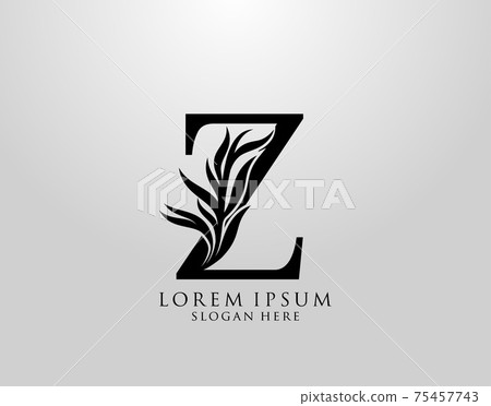 Letter Z logo Nature Leaves Logo, alphabetical leaf icon. Letter Z logo Nature Leaves Logo, alphabetical leaf icon. 75457743