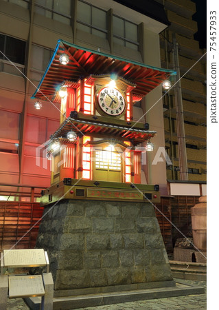 [愛媛縣] Botchan Karakuri Clock（Dogo Onsen）的夜景 75457933