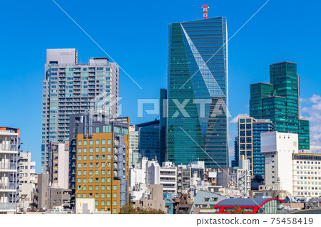 Cityscape around Roppongi 75458419