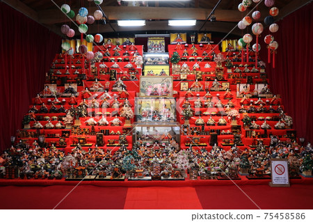 Hina dolls, peach festival, castle town Chofu Hinamatsuri 75458586