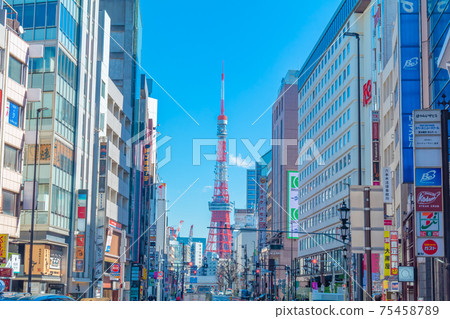 六本木十字路口周圍的城市景觀 75458789