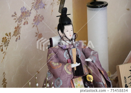 Hina dolls, peach festival, standing chicks, standing prince decoration Hina dolls, peach festival, standing chicks, standing prince decoration 75458834