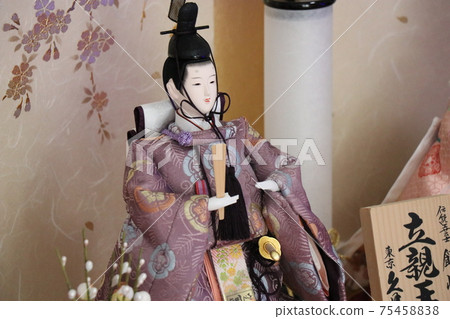 Hina dolls, peach festival, standing chicks, standing prince decoration Hina dolls, peach festival, standing chicks, standing prince decoration 75458838