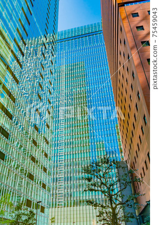 東京大手町周圍的城市景觀 東京大手町周圍的城市景觀 75459043