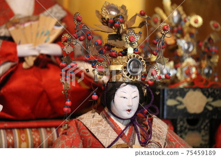Hina dolls, peach festival, old chicks from Hagi Castle 75459189